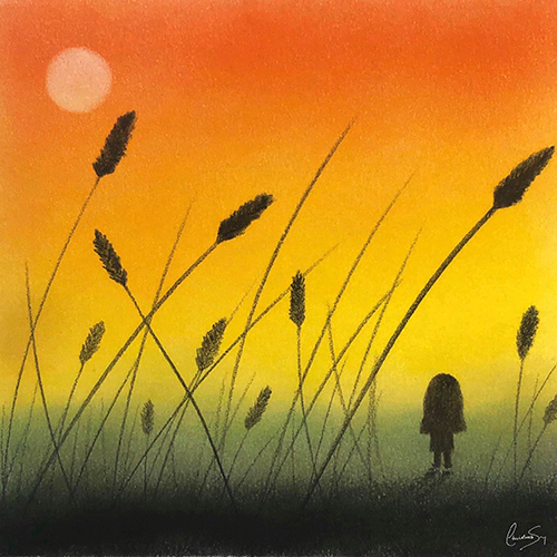 Sunset Cattails by Christina Sng